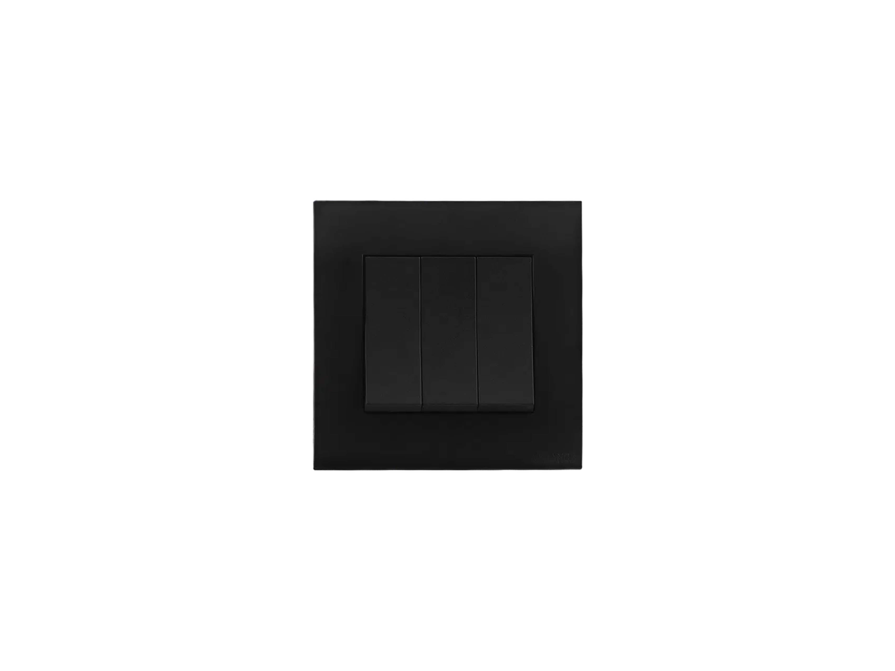 AKOYA 16A 3G 2WAY SWITCH BLACK M